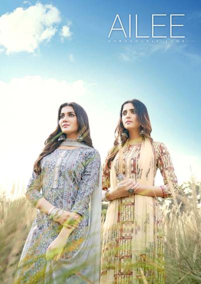 Ailee By Sargam Foil Printed Pakistani Style Salwar Suit Collection